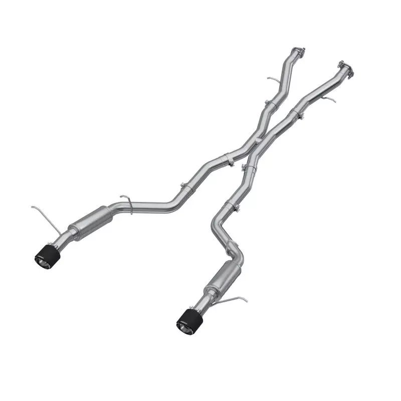 MBRP Armor Pro T304 SS 3in Cat Back Exhaust Dual Rear Exit w/ CF Tips fits 2018-2025 Dodge Durango SRT 6.4L