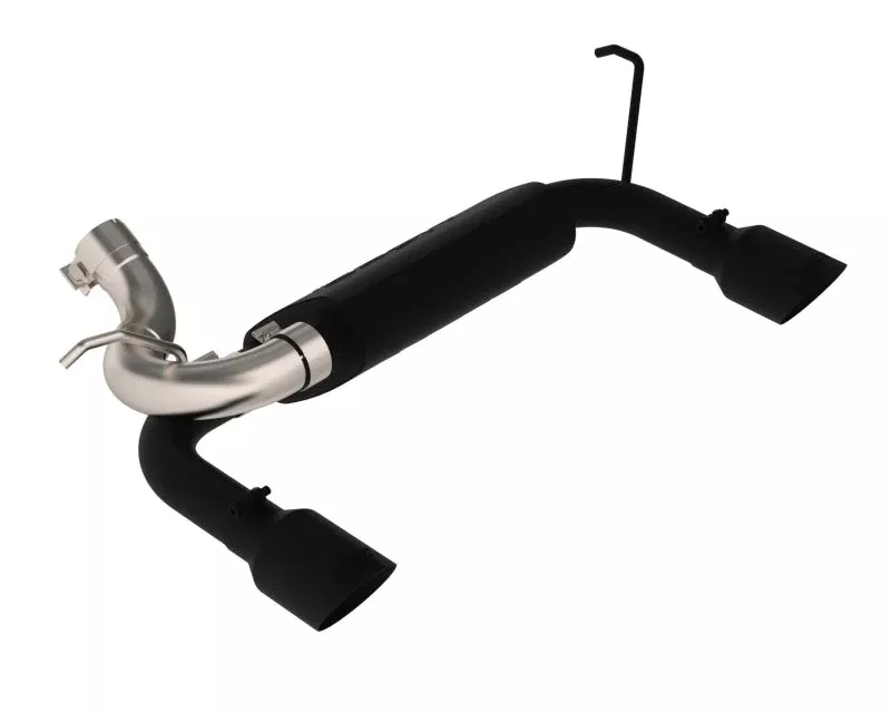 MBRP Axle-Back Dual Rear Exit Black Performance Exhaust System fits 2007-2018 Jeep Wrangler, Wrangler JK