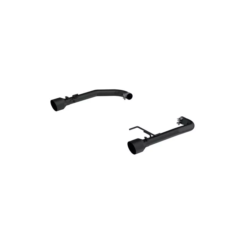 MBRP Black 2.5in Axle Back Dual Split Rear Exit (Race Version) fits 2015-2023 Ford Mustang 2.3L EcoBoost