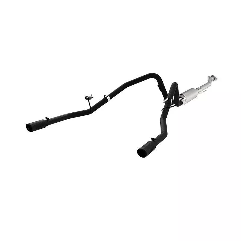 MBRP Black Coated 2.5in Cat-Back Dual Rear Exit Exhaust System fits 2011-2014 Ford F-150 V6 EcoBoost