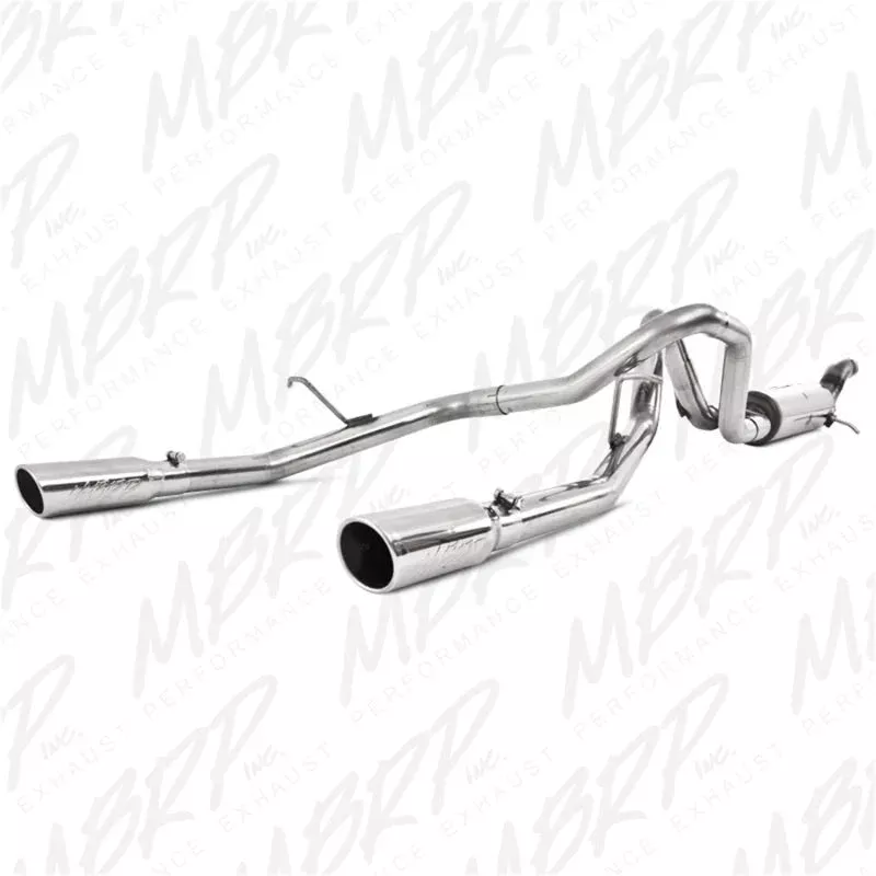 MBRP Cat Back Dual Split Rear Exit T409 fits 2009-2012 Chevrolet Colorado / GMC Canyon 5.3L V8