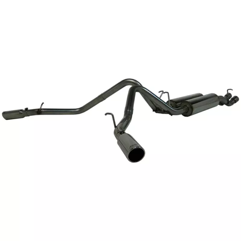 MBRP Cat Back Dual Split Side fits 2001-2007 Chevrolet Avalanche, Corvette, Express 3500, SSR, Silverado 2500 HD, Suburban 1500, TrailBlazer / GMC Savana 3500, Sierra 2500 HD, Yukon, Yukon XL 1500