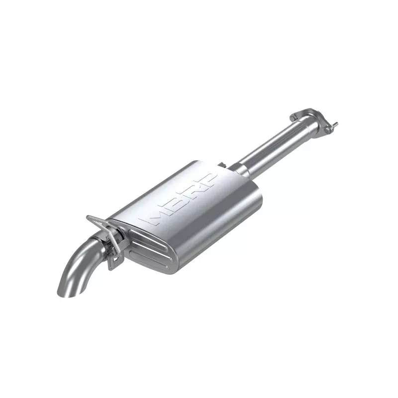 MBRP Cat Back Single Off-Road Turn Down Aluminum Exhaust System S5522AL fits 2000-2006 Jeep Wrangler 2.5L Inline-4, 4.0L Inline-6