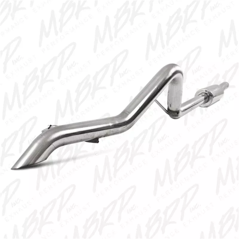 MBRP Off-Road Tail Pipe Muffler before Axle fits 2007-2011 Jeep Wrangler 3.8L V6 4 Door