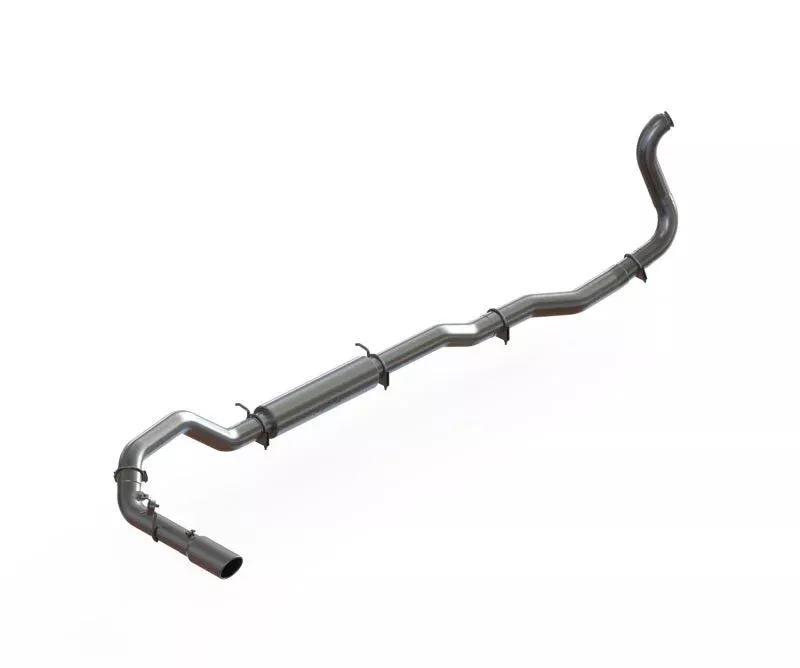 MBRP ONLY Turbo Back Single Side Exit Alum Exhaust System fits 1989-1993 Dodge D250 Cummins 2WD / 1989-1993 Dodge D350 Cummins 2WD