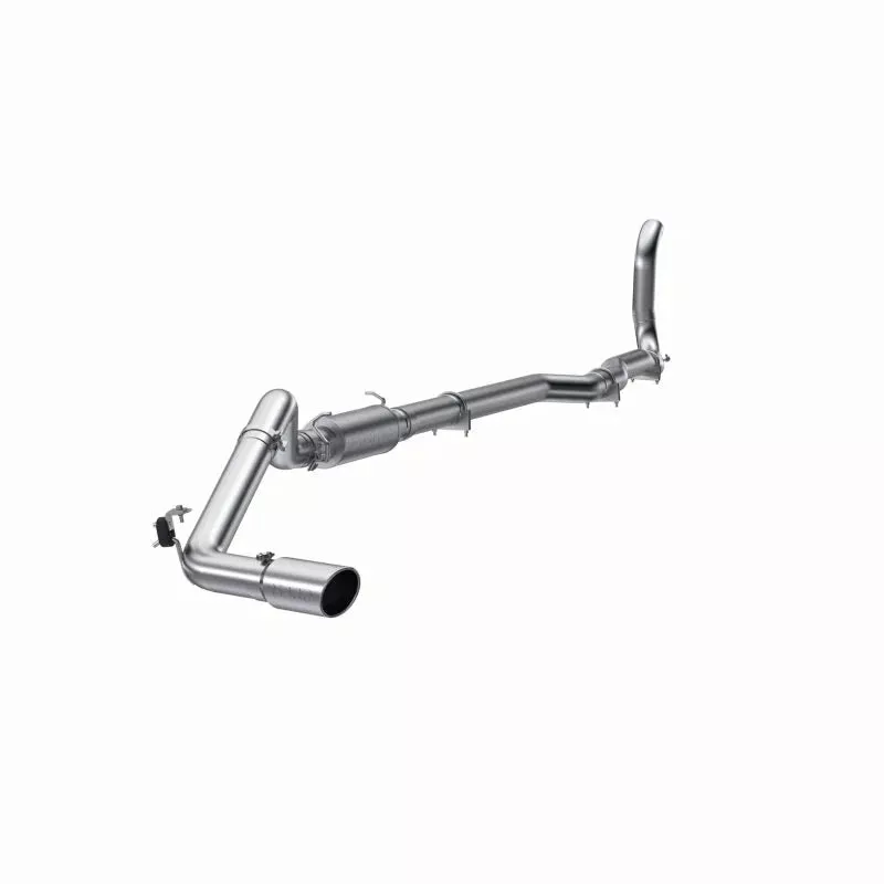 MBRP ONLY Turbo Back Single Side Exit Alum Exhaust System fits 1989-1993 Dodge W250 Cummins 4WD / 1989-1993 Dodge W350 Cummins 4WD