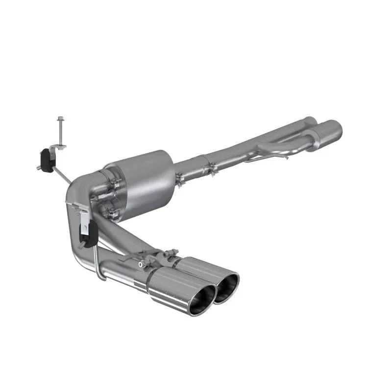 MBRP Pre-Axle Dual Side Exite w/ 4in OD Tip – AL fits 2019-2026 Chevrolet Silverado 1500, Suburban, Tahoe / GMC Savana 2500, Savana 3500, Sierra 1500, Yukon, Yukon XL 4.5L/5.3L