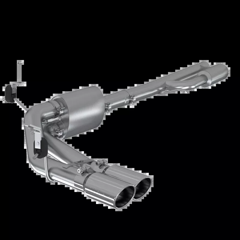 MBRP Pre-Axle Dual Side Exite w/ 4in OD Tip – T304 fits 2019-2026 Chevrolet Silverado 1500 / GMC Sierra 1500 4.5L/5.3L
