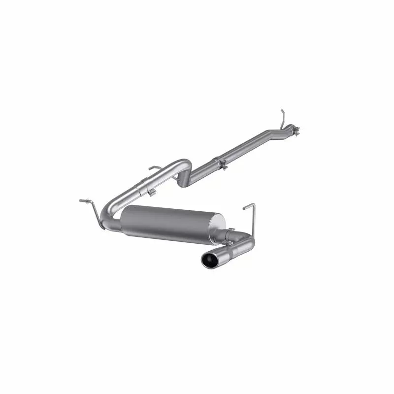 MBRP Rubicon 3.6L Cat Back Single Rear Exit Alum Exhaust fits 2007-2018 Jeep Wrangler, Wrangler JK