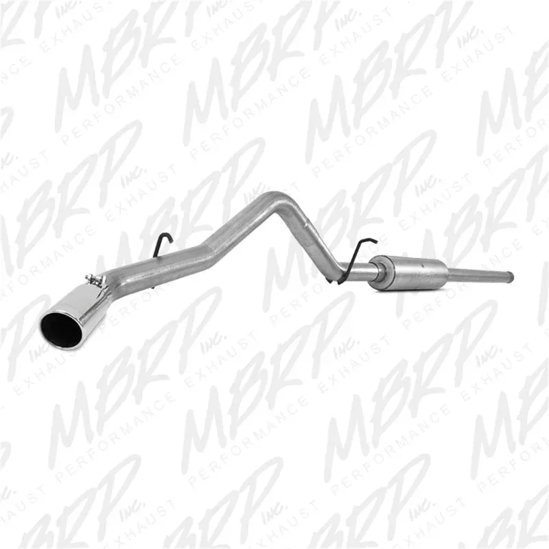 MBRP S5080AL Single Side Exit AL 3in Cat Back Exhaust fits 2014-2019 Chevrolet Silverado 1500 4.3L V6 / 5.3L V8 / Silverado 1500 LD 4.3L V6 / 5.3L V8 / GMC Sierra 1500 4.3L V6 / 5.3L V8 / Sierra 1500 Limited 4.3L V6 / 5.3L V8