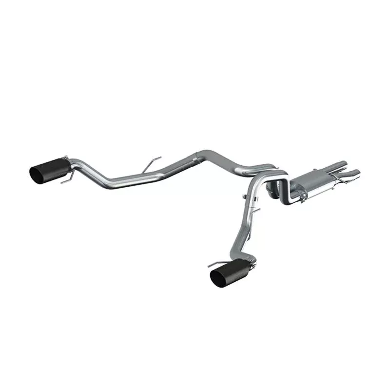 MBRP S5264409 Dual Rear Exit T409 3in Resonator Back Exhaust System fits 2019 Ford F-150 Limited 3.5L EcoBoost / 2017-2021 Ford F-150 Raptor 3.5L EcoBoost