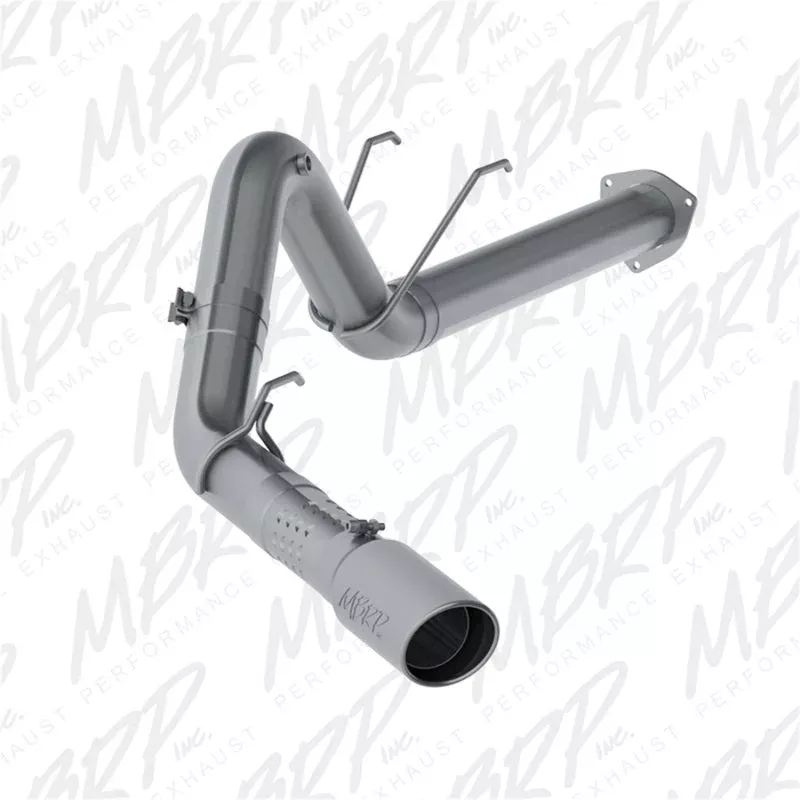 MBRP S6289409 4in Filter Back Single Tip Side Exit T409 Exhaust System fits 2017-2025 Ford F-250 Super Duty, F-350 Super Duty 6.7L