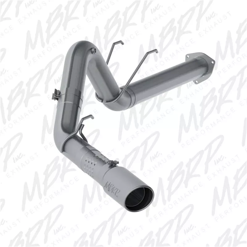 MBRP S6289AL 4in Aluminized Filter Back Single Tip Exhaust System fits 2017-2025 Ford F-250 Super Duty, F-350 Super Duty 6.7L
