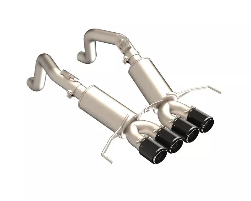 MBRP S70303CF 3in Dual Split Rear Cat Back w/ Carbon Fiber Tips fits 2014-2019 Chevrolet Corvette