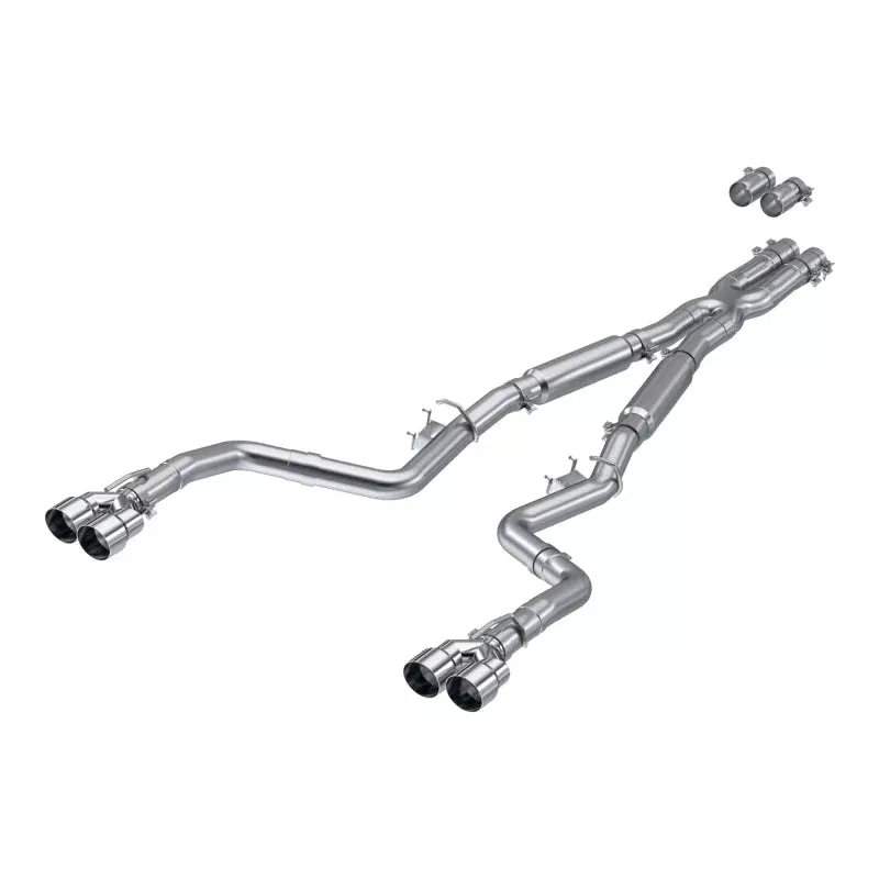MBRP S7113AL Aluminized Catback Exhaust fits 2015-2023 Dodge Challenger 5.7L, 6.2L, 6.4L