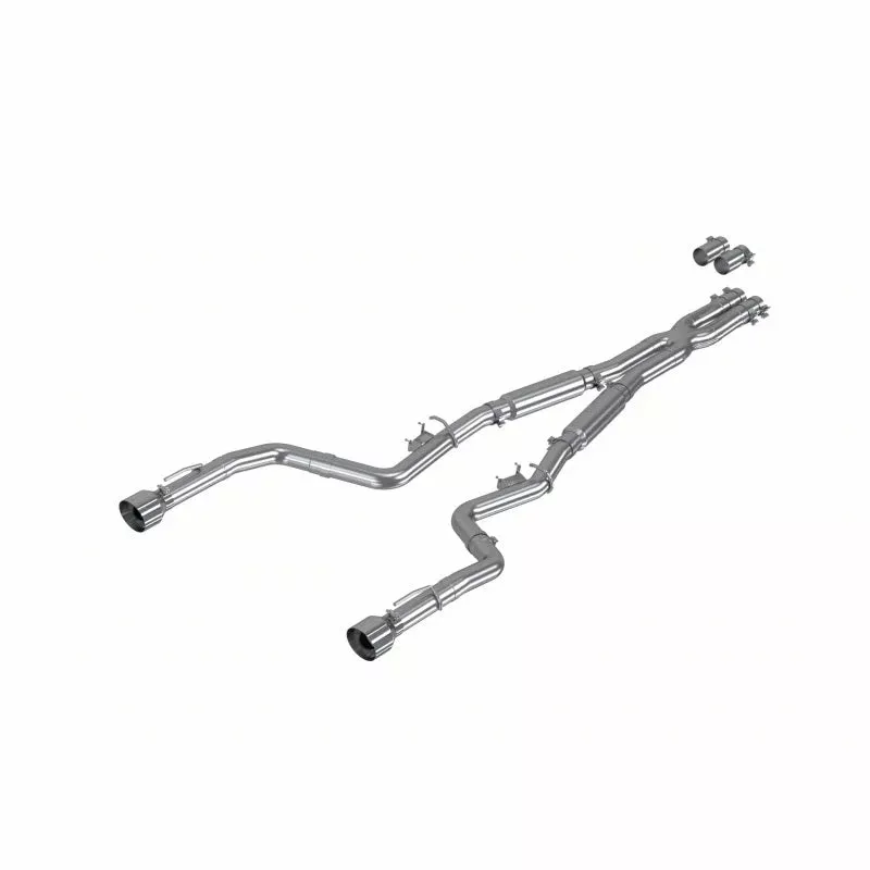 MBRP S7117AL 3in Dual Rear Exit Aluminized Catback Exhaust fits 2015-2023 Dodge Charger 5.7L