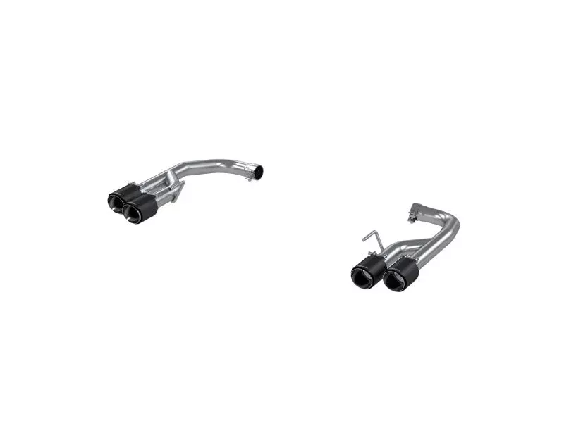 MBRP S72113CF T304 SS 2.5i Axle-Back, Dual Rear Exit with Quad CF Tips fits 2018-2023 Ford Mustang GT 5.0L