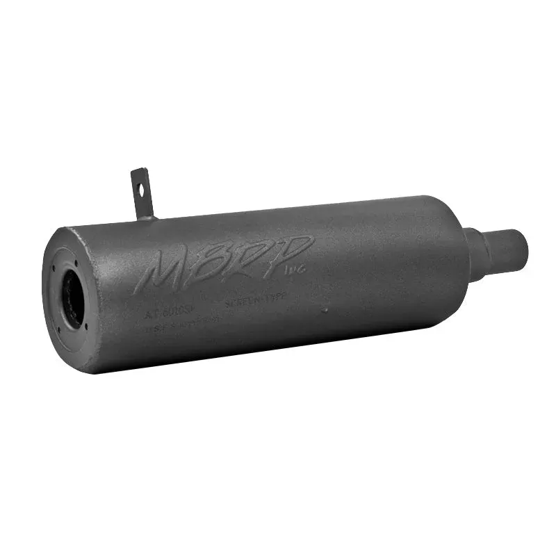 MBRP Slip-On Combination Exhaust with Sport Muffler AT-6502SP fits 2001-2025 Polaris Hawkeye 2×4, Sportsman 400, Sportsman 450