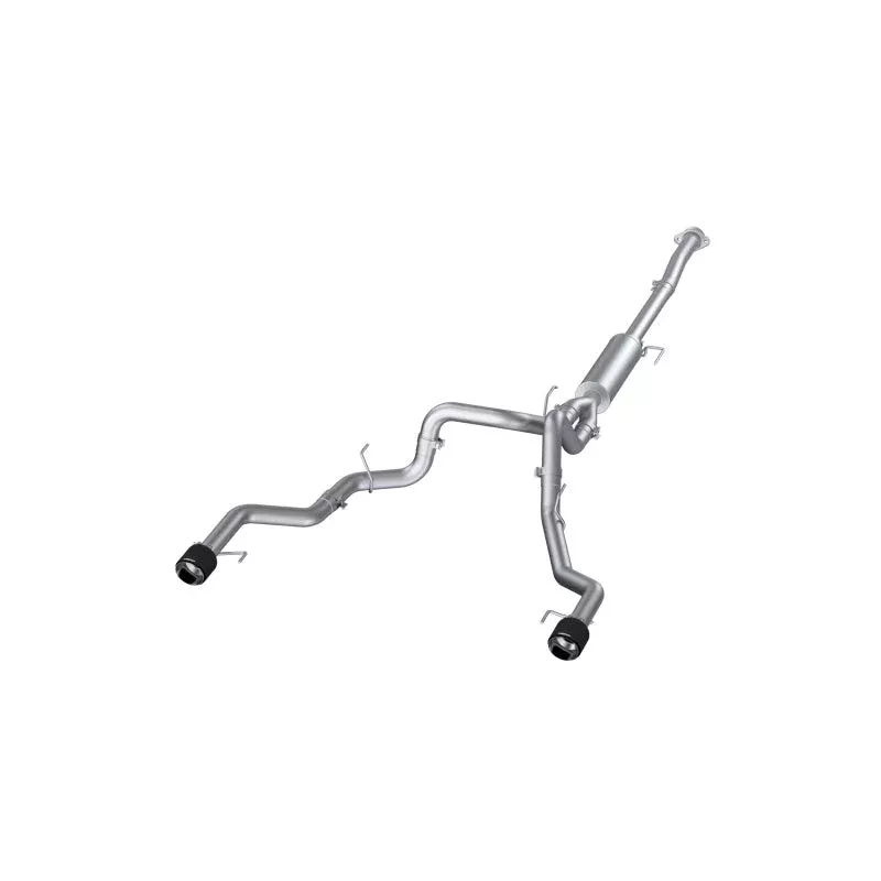 MBRP T304 5in OD Carbon Fiber Tip Dual Rear Exit 3in Cat Back Exhaust fits 2021-2025 Ford F-150