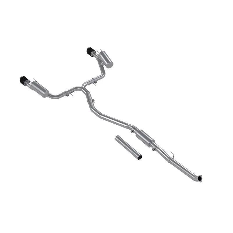 MBRP T304 SS 3in Cat-Back Exhaust 2.5in Dual Split Rear w/ CF Tips fits 2022-2026 Acura Integra / Honda Civic Si 1.5L