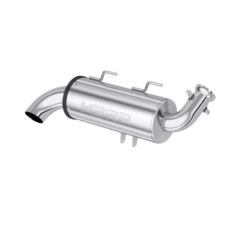 MBRP T304 Stainless Single Slip-On Performance Series fits 2011-2024 Polaris Sportsman