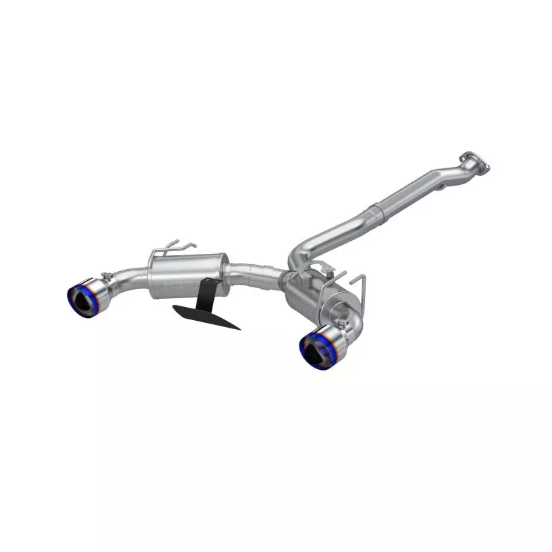 MBRP T304 Stainless Steel 3in Cat-Back Dual Split Rear w/ Burnt End Tips fits 2023-2025 Toyota GR Corolla 1.6L