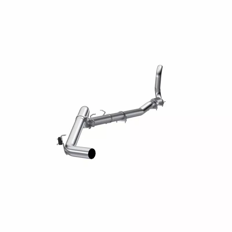 MBRP Turbo Back Single Side Exit No Muffler PLM Series Exhaust fits 1989-1993 Dodge W250 Cummins 4WD / 1989-1993 Dodge W350 Cummins 4WD