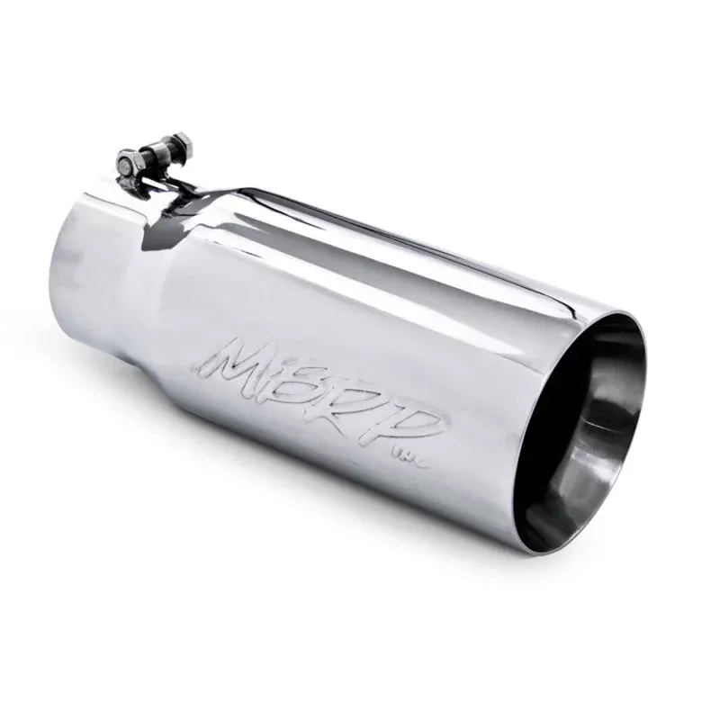 MBRP Universal Tip 5in OD Dual Wall Straight 4in Inlet 12in Length