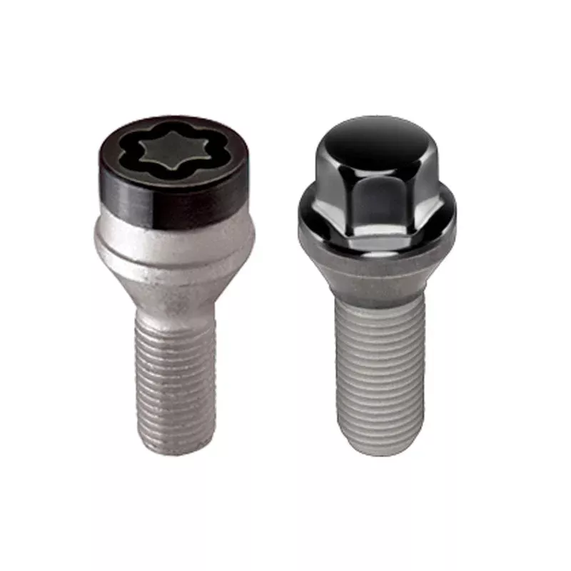 McGard 5 Lug Hex Install Kit w/Locks (Cone Seat Bolt) M14X1.5 17mm Hex 30.5mm Shank Length Chrome fits Vehicle Fitments