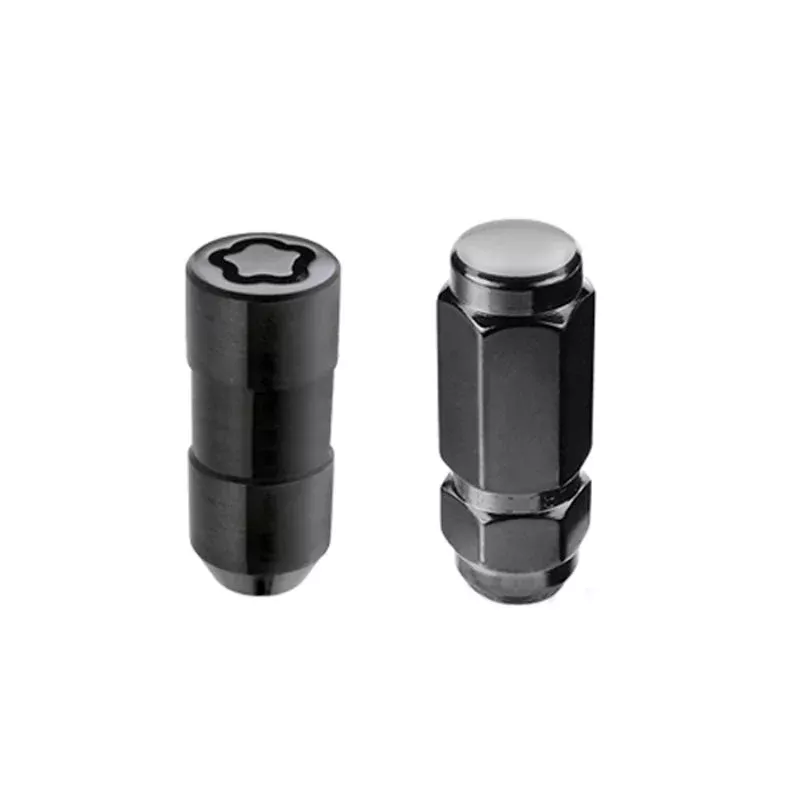 McGard 8 Lug Hex Install Kit w/Locks (Cone Seat Nut / Duplex) 9/16-18 / 7/8 Hex / 2.5in L – Chrome fits 1965-2014 Chevrolet / Dodge / Ford