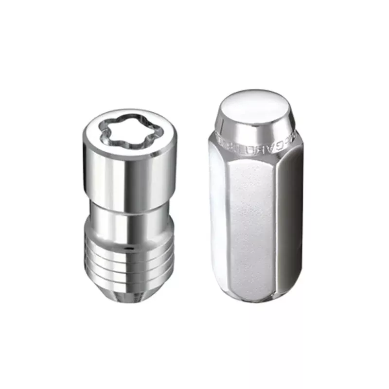 McGard 8 Lug Hex Install Kit w/Locks (Cone Seat Nut) M14X1.5 / 22mm Hex / 1.635in. Length – Chrome fits 2012-2023 Ram 2500 / Ram 3500