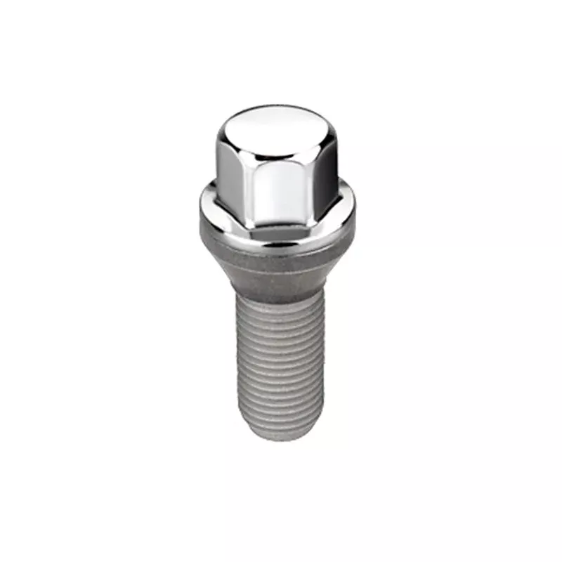 McGard Hex Lug Bolt (Cone Seat) M12X1.25 / 17mm Hex / 22.0mm Shank Length (Box of 50) – Chrome