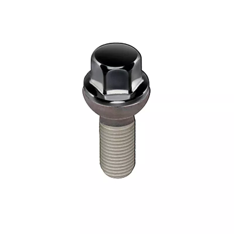 McGard Hex Lug Bolt (Radius Seat) M14X1.5 / 17mm Hex / 27.5mm Shank Length (Box of 50) – Black