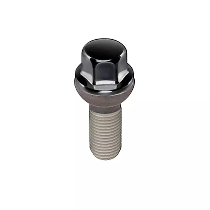 McGard Hex Lug Bolt (Radius Seat) M14X1.5 / 17mm Hex / 28.1mm Shank Length (Box of 50) – Black