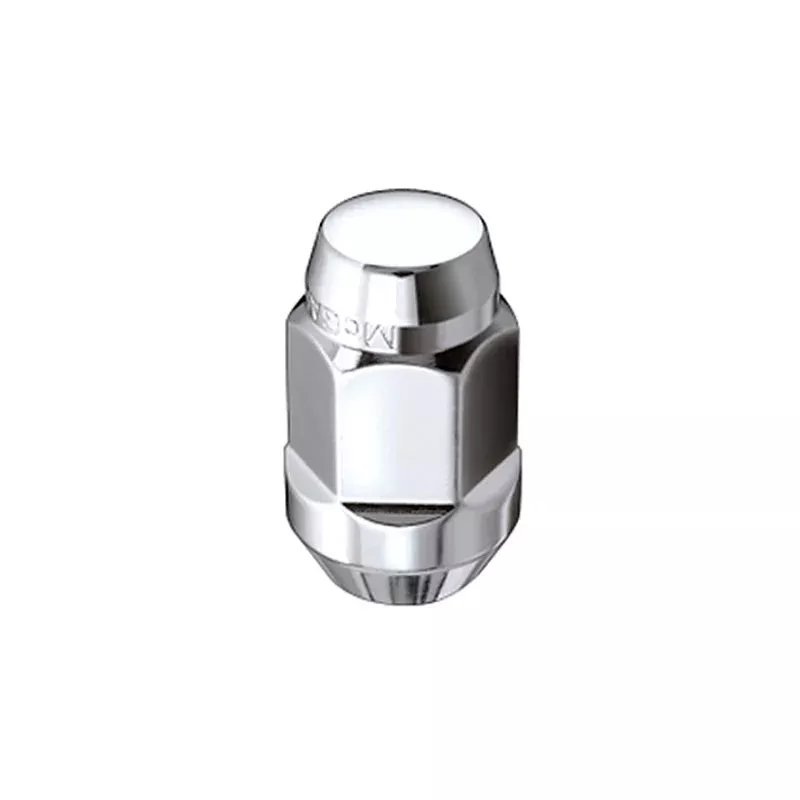 McGard Hex Lug Nut (Cone Seat Bulge Style) 1/2-20 / 3/4 Hex / 1.45in. Length (Box of 100) – Chrome fits 1980-2011, 2015-2017 American Motors / Buick / Cadillac