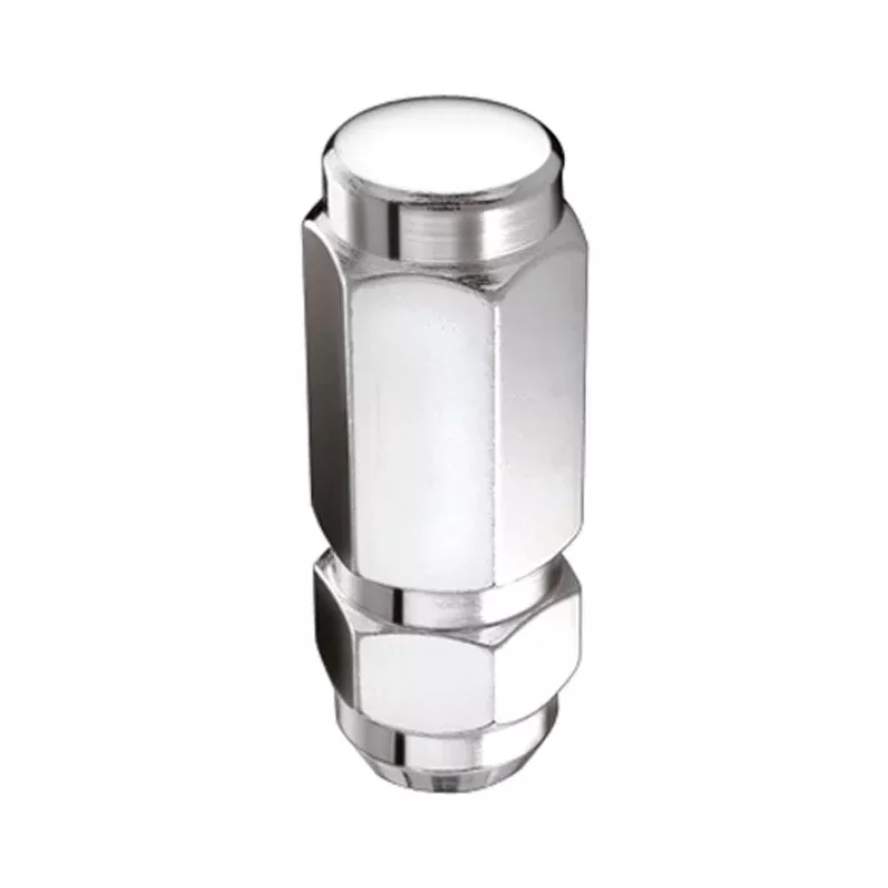McGard Hex Lug Nut (Cone Seat / Duplex) 9/16-18 / 7/8 Hex / 2.5in. Length (Box of 100) – Chrome fits 1965-2014 Chevrolet / Dodge / Ford