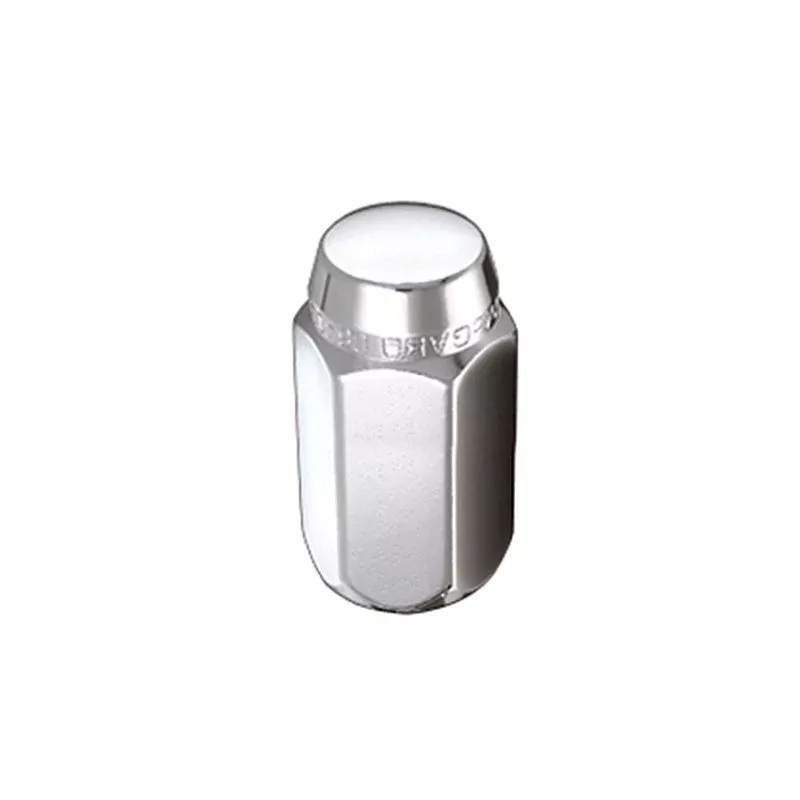McGard Hex Lug Nut (Cone Seat) M12X1.25 / 13/16 Hex / 1.28in. Length (Box of 100) - Chrome fits 1980-2023 Chevrolet / Geo / Honda