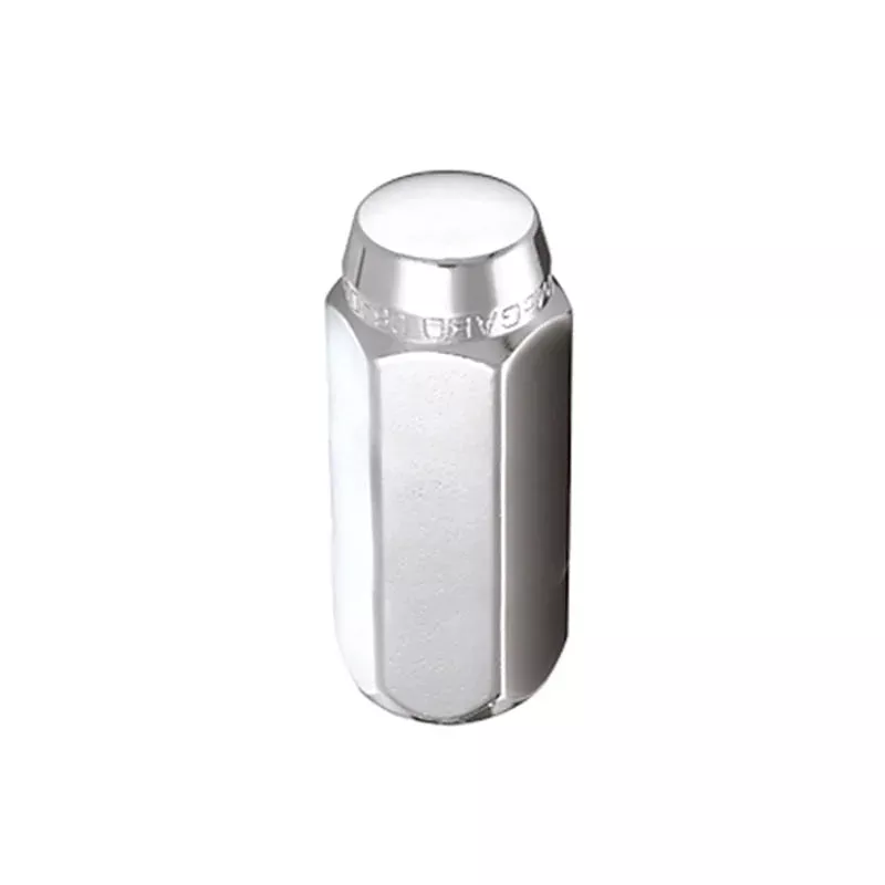 McGard Hex Lug Nut (Cone Seat) M14X1.5 / 13/16 Hex / 1.945in. Length (Box of 100) – Chrome fits 2003-2023 Ford / Lincoln / Tesla