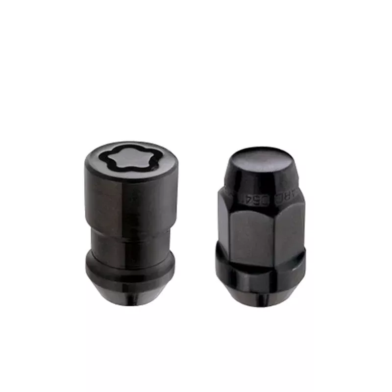 McGard Install Kit (Cone Seat Bulge) 1/2-20 3/4 Hex Lug Nuts 5 Locks) Black 84563BK fits Vehicle Fitments