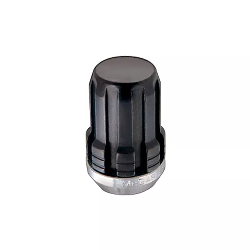 McGard SplineDrive Lug Nut (Cone Seat) M12x1.25 / 1.24in. Length (Box of 50) – Black (Req. Tool) fits 1980-2023 Chevrolet / Geo / Honda and more
