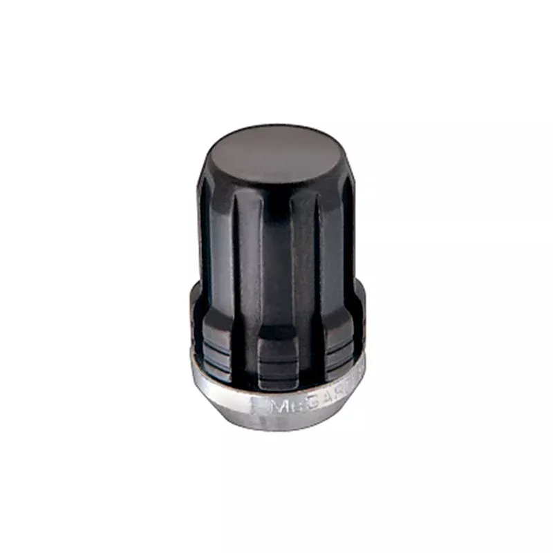 McGard SplineDrive Lug Nut (Cone Seat) M12x1.5 / 1.24in. Length (Box of 50) – Black (Req. Tool) fits 1980-2024 Acura / Alfa Romeo / Buick and more