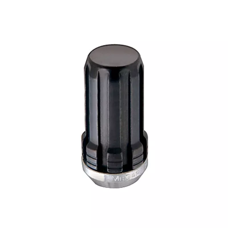 McGard SplineDrive Lug Nut (Cone Seat) M14x1.5 / 1.648in. Length (Box of 50) – Black (Req. Tool) fits 2005-2024 Acura / Buick / Cadillac and more