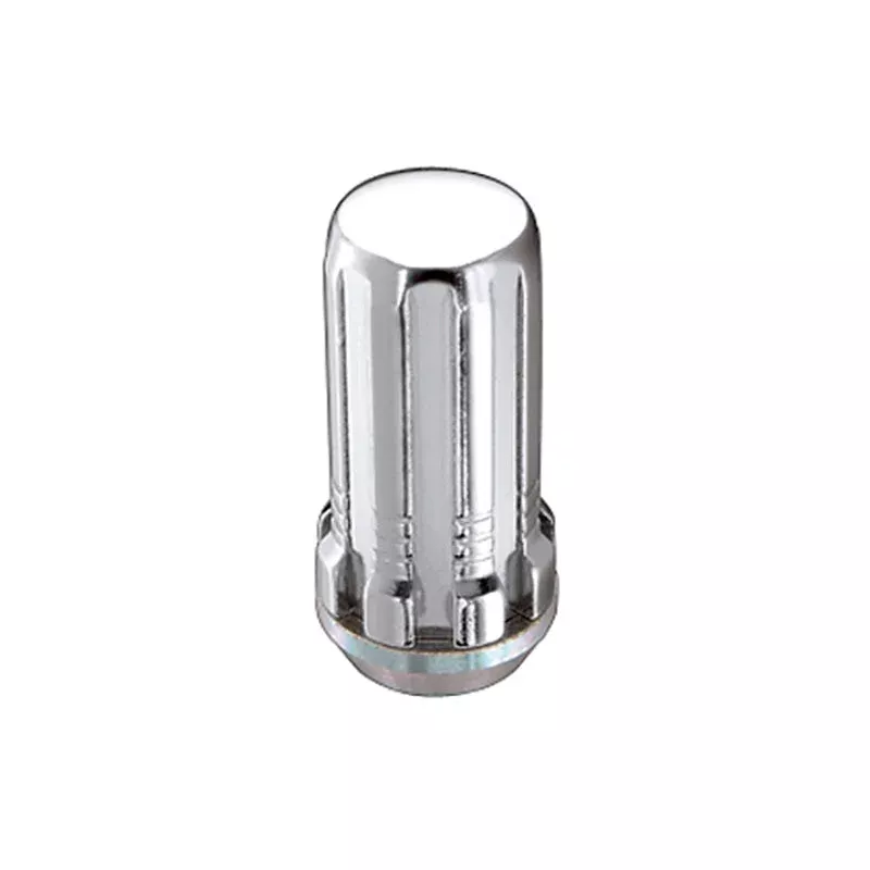 McGard SplineDrive Lug Nut (Cone Seat) M14x1.5 / 1.648in. Length (Box of 50) – Chrome (Req. Tool) fits 2005-2024 Acura / Buick / Cadillac and more