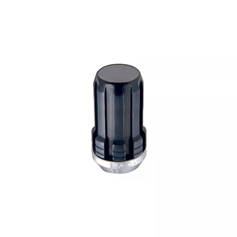 McGard SplineDrive Lug Nut (Cone Seat) M14x1.5 / 1.935in. Length (4-Pack) – Black (Req. Tool) fits 1988-2023 Cadillac / Chevrolet