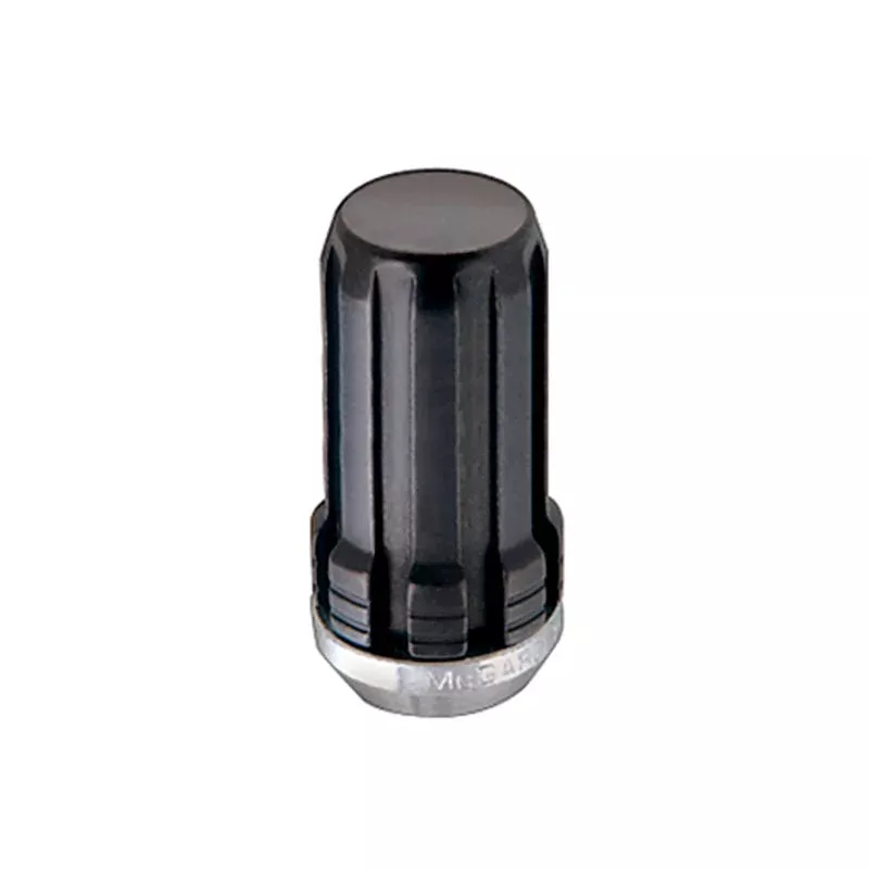 McGard SplineDrive Lug Nut (Cone Seat) M14x1.5 / 1.935in. Length (Box of 50) – Black (Req. Tool) fits 1988-2023 Cadillac / Chevrolet