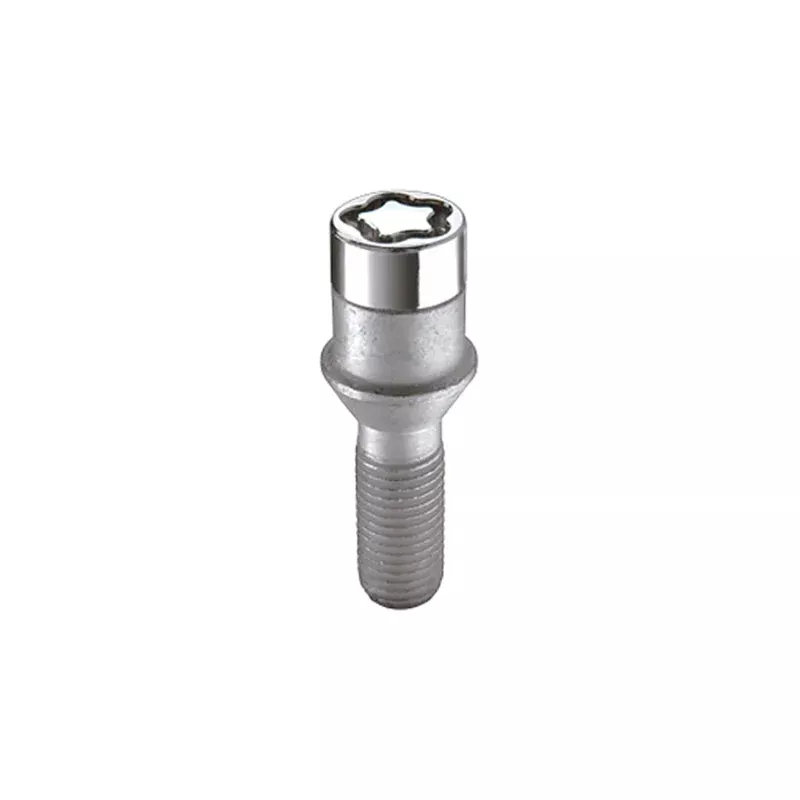 McGard Wheel Lock Bolt Set – 4pk. (Tuner / Cone Seat) M12X1.5 / 17mm Hex / 29.6mm Shank L. – Chrome