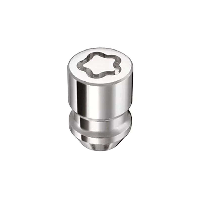 McGard Wheel Lock Nut Set – 4pk. (Cone Seat) M12X1.5 / 19mm & 21mm Dual Hex / 1.28in. L – Chrome fits 1980-2023 Acura / Chevrolet / Chrysler