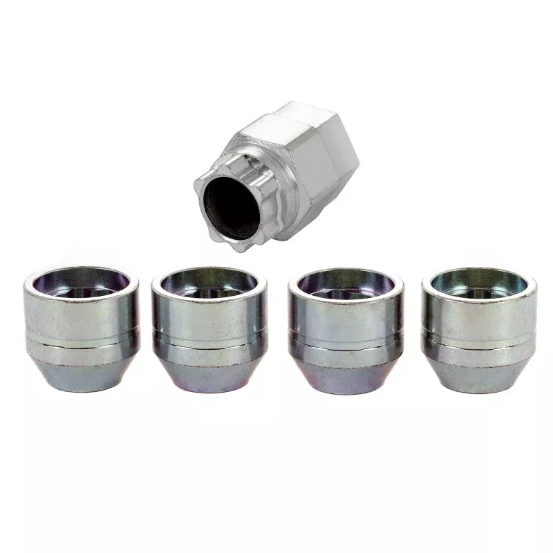 McGard Wheel Lock Nut Set – 4pk. (Under Hub Cap / Cone Seat) M12X1.75 / 19mm & 21mm Hex /.802in. L fits 1997-1999 Ford Expedition, F-150, F-150 Lariat, F-250 / Lincoln Navigator