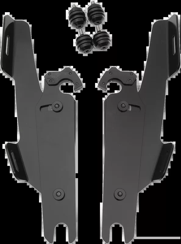 Memphis MEB2032 Fats Black Mount Kits For 2018 Harley Fat Boy FLFB