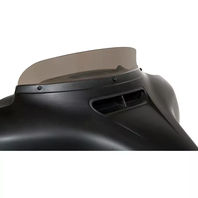 Memphis Shades 3" Smoke Spoiler Windshield for OEM Harley Batwing Fairing 14-23